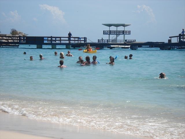 Strand van Pirate bay Curacao
